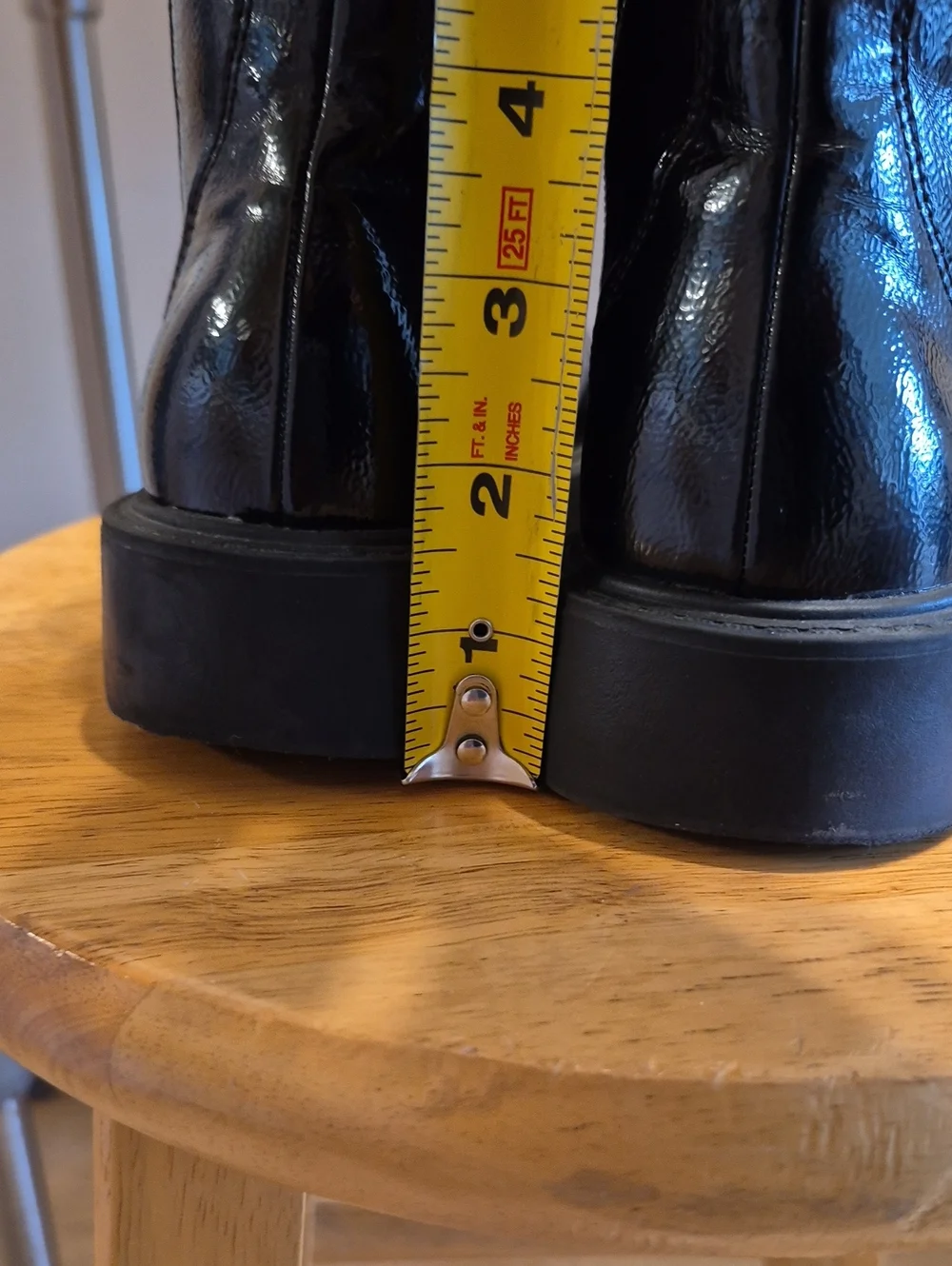 Zara Black Faux Leather Boots Kids